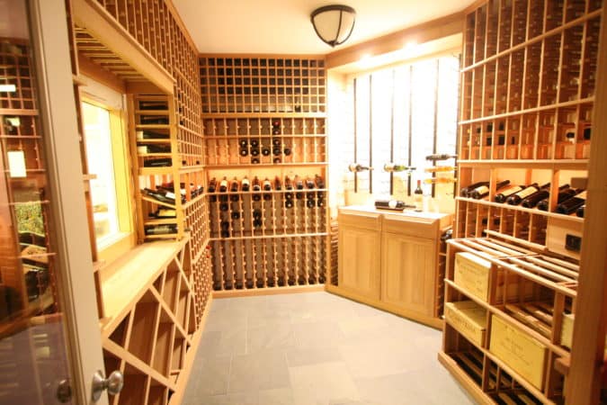Custom Wine Cellar Redwood
